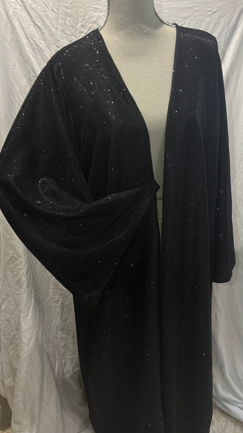 Abaya Diyā Black (PRÉCOMMANDE)